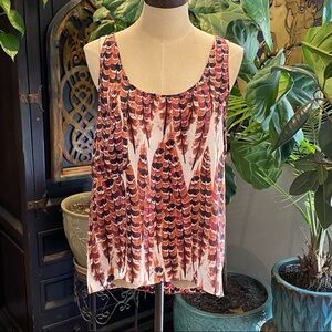 Revolve Show Me Your MuMu feathers tank cover up